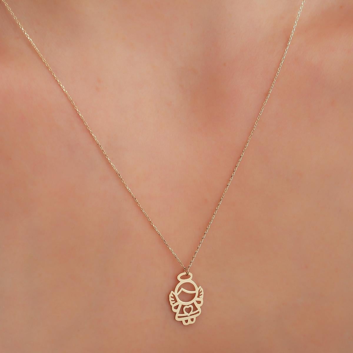 Kız Çocuklu Anne Kolyesi