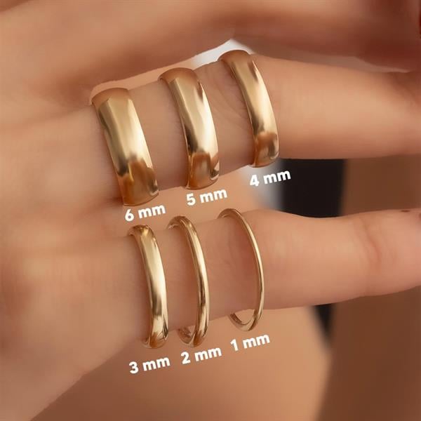 14 Ayar Altın 2 Mm Klasik Alyans