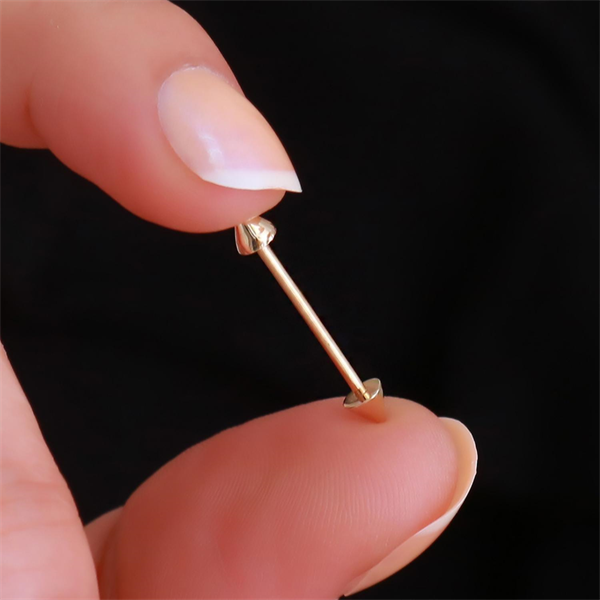 14 Ayar Altın Ok Kaş Piercing