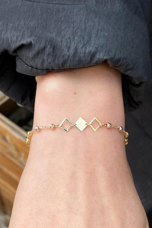 Gold Doric Dog Dog Bracelet