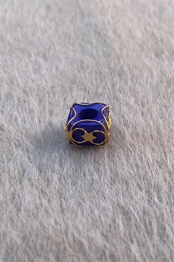 Gold Sax Star Medium Size Filigree Hülyam Boncuk