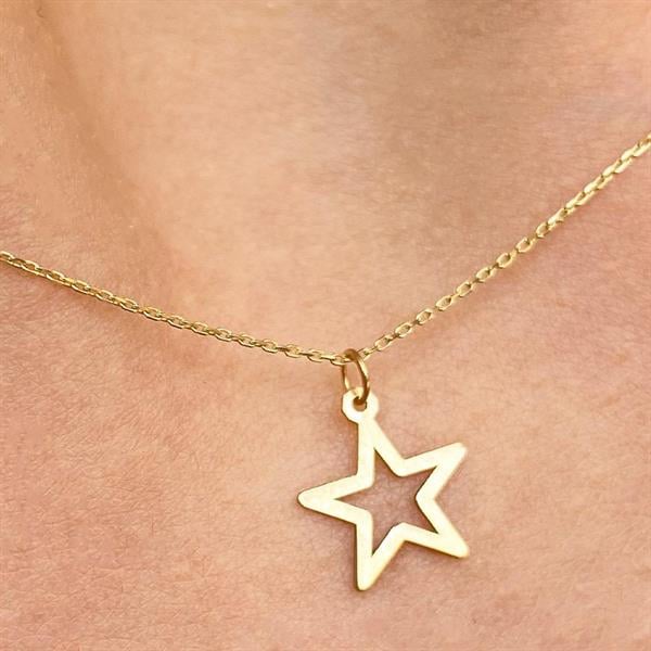 Gold Soft Star Necklace