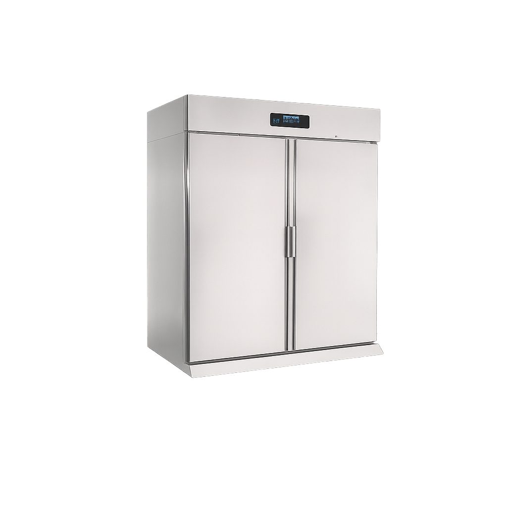  Frenox  182x121x221 cm.1400 lt. 2/1 Tepsi Arabası Kapasiteli Dik Tip Derin Dondurucu PA-VL14-RO-R290  