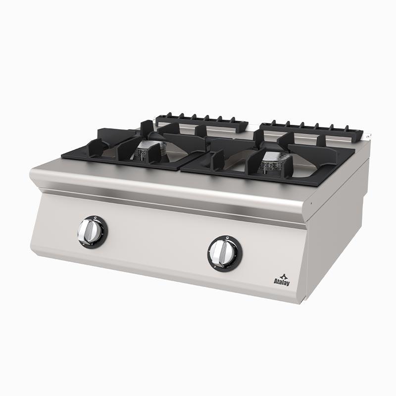 Atalay 2'li Set Üstü Gazlı Ocak, 80x73x30 cm, AGO - 873 T