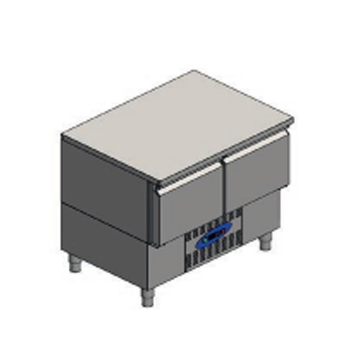 CSA CS-CİH2 700-AK Alttan Motorlu Tezgah Tipi Buzdolabı, 135 L, 2 Kapılı