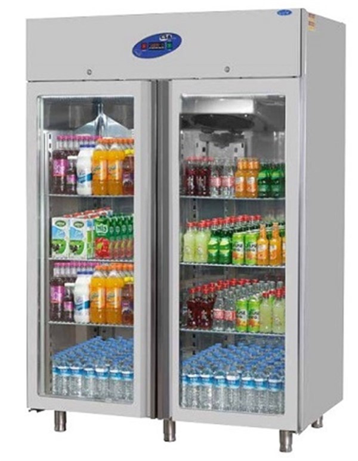 CSA CS-DBN 1200-C Dik Tip Cam Kapılı Buzdolabı, 1200 L