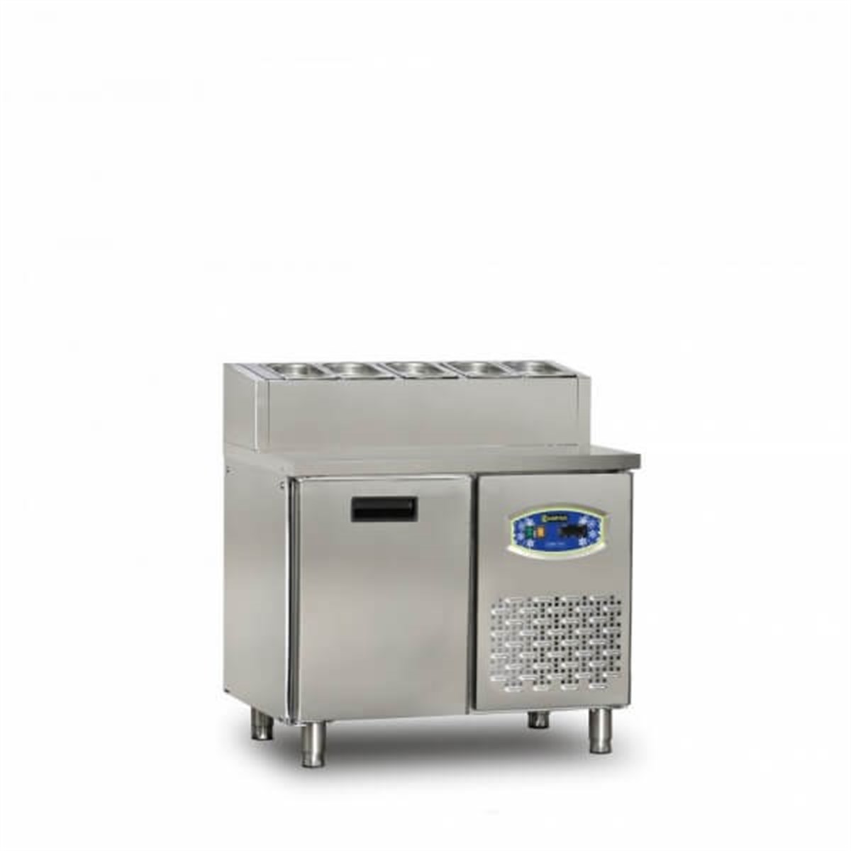 Dampak Tek Kapılı, Alçak Model, Pizza Hazırlık Buzdolabı 196 Lt