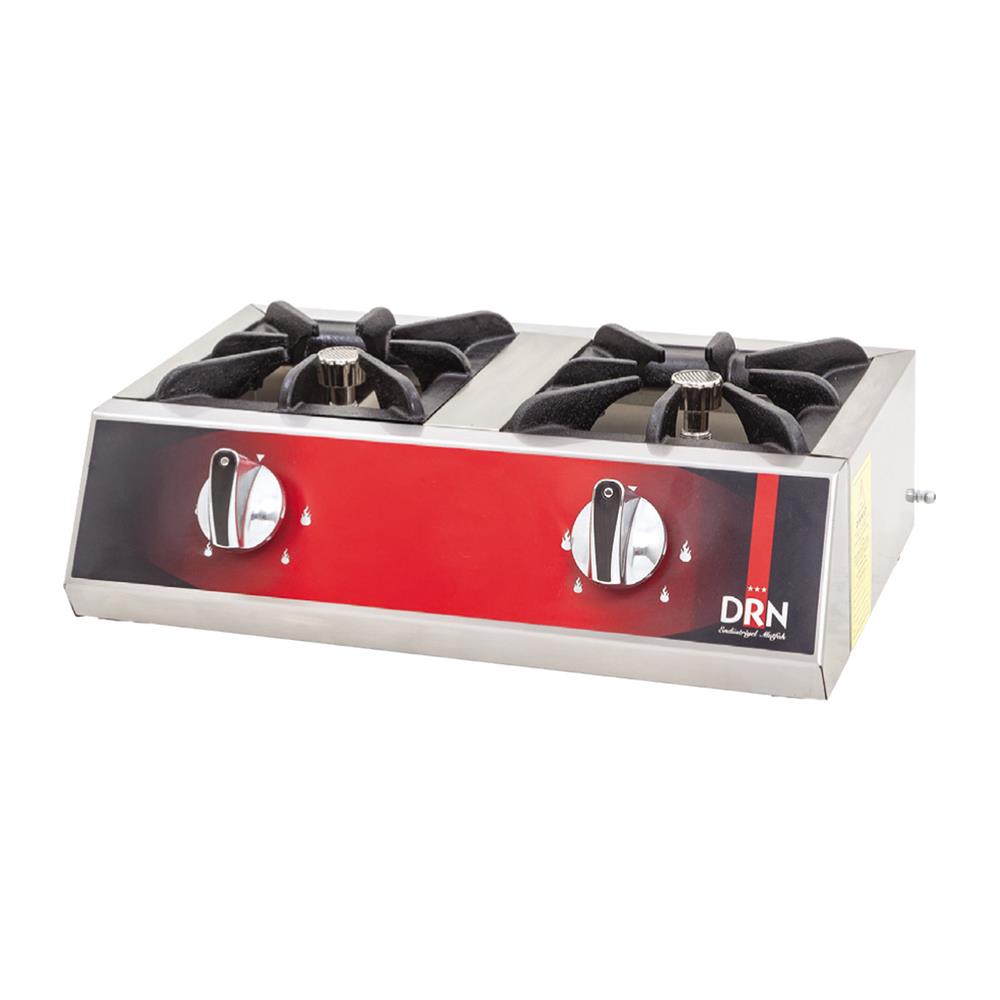 DRN 2'li Beyran Ocağı, Doğalgazlı/LPG'li, Set Üstü, DRNBYR-2