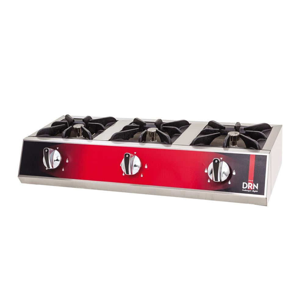 DRN 3'lü Beyran Ocağı, Doğalgazlı/LPG'li, Set Üstü, DRNBYR-3