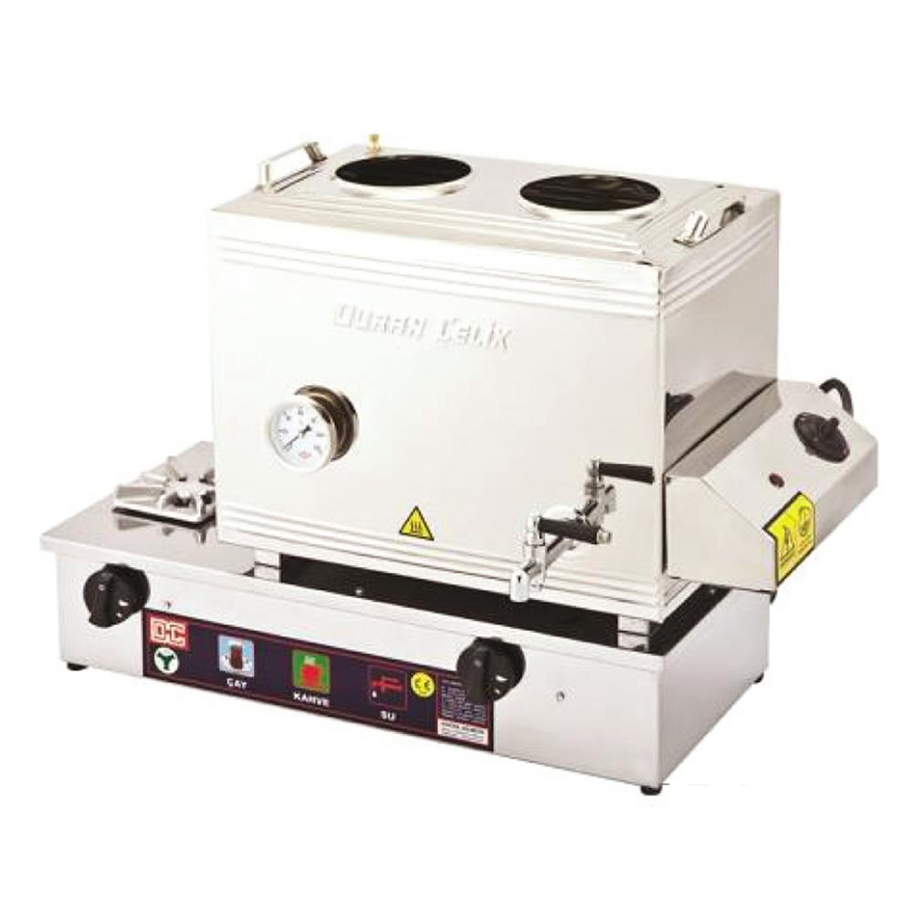 DRN Çay Kazanı, Gazlı/Elektrikli, 40 Litre, İki Demlik, DRNCTKGE-40