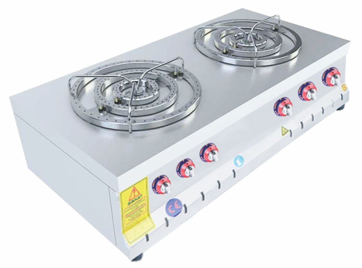 Emeksan 4*3 Künefe Ocağı Üç Yanışlı Künefe Ocağı Gazlı Ce Belgeli 160*40*18 cm