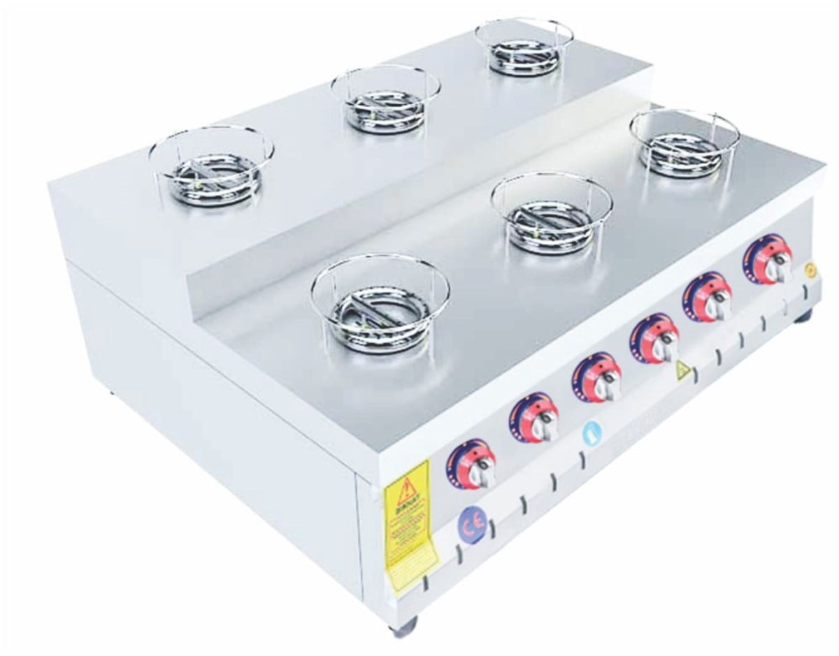 Emeksan 8*1 Künefe Ocağı Tek Yanışlı Basamaklı Künefe Ocağı  8'li Künefe Ocağı Gazlı Ce Belgeli