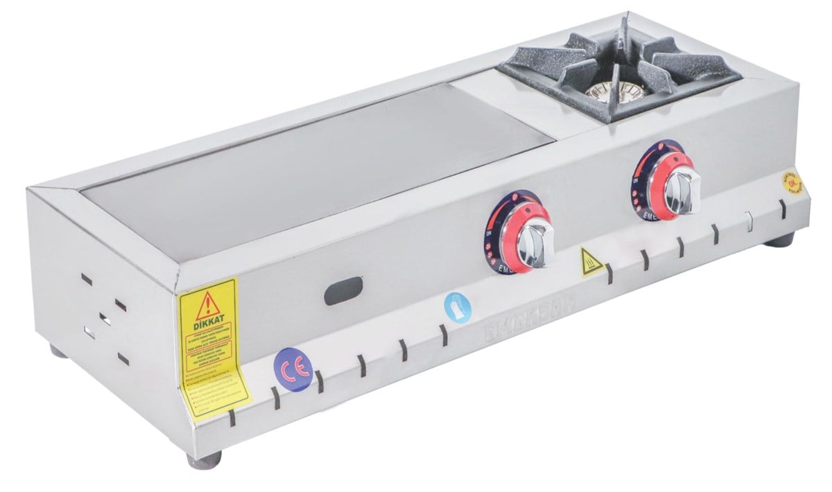 Emeksan Tek Katlı İskender Ocağı 120*32*15 cm Gazlı/Tüplü Ce Belgeli