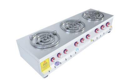 Emeksan Üçlü Künefe Ocağı Üç Yanışlı Gazlı Ce Belgeli 120*40*18 cm