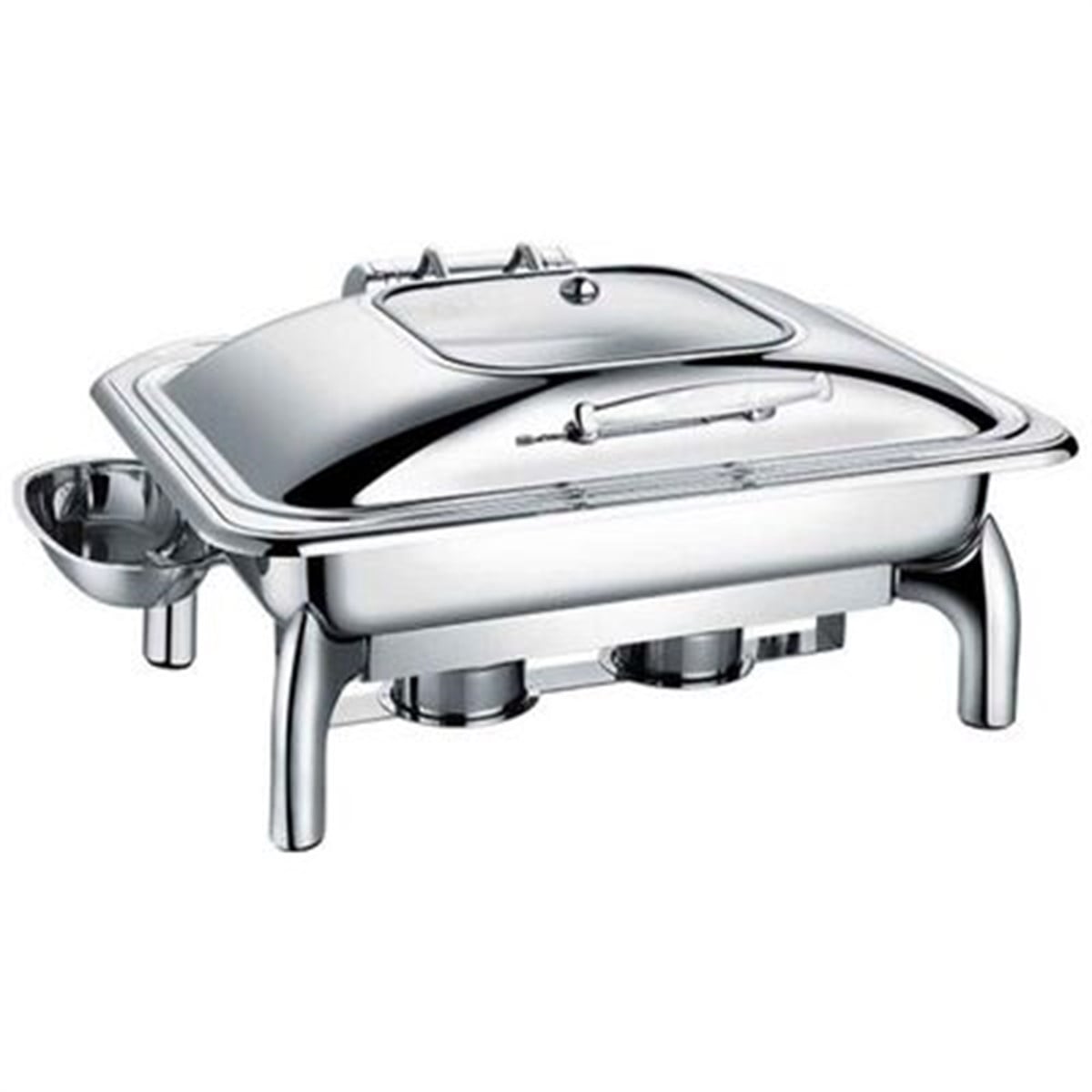 Epinox CDH-9 Chafıng Dısh Dörtgen Hidrolik Kapak 9 Lt, Reşo Isıtıcı