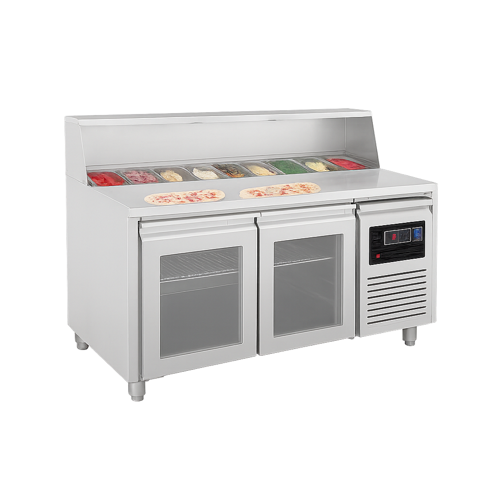Frenox  178x85x133 cm.460 lt. Pizza Hazırlık Buzdolabı PIZ-179-R290