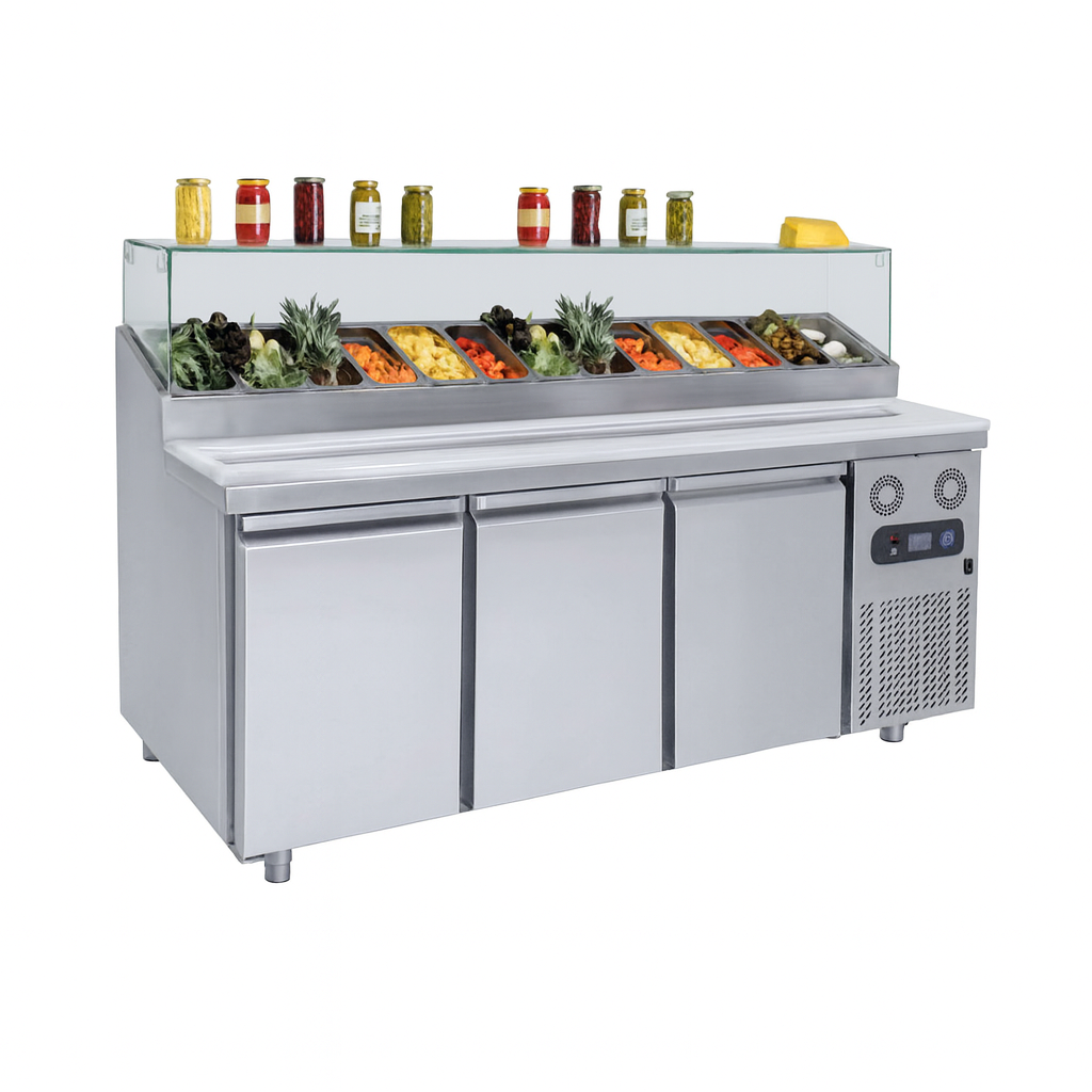 Frenox  40x60 Tepsi Kapasiteli Pizza Hazırlık Dolabı PMN-210-R290