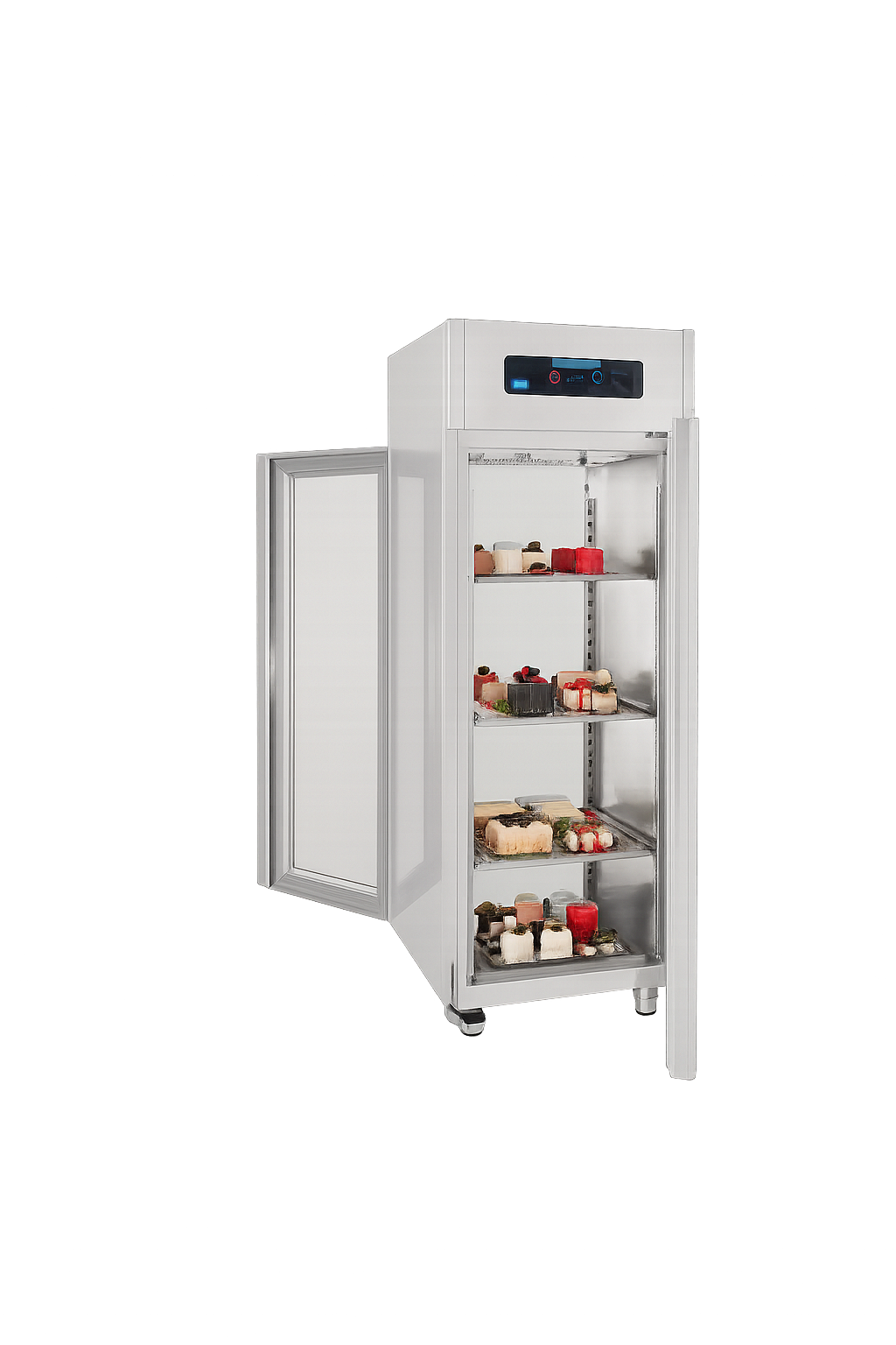 Frenox 70x81x205 cm.700 lt. İki Tarafta Cam Kapılı Dik Tip Derin Dondurucu VL7-PAS-G-R290