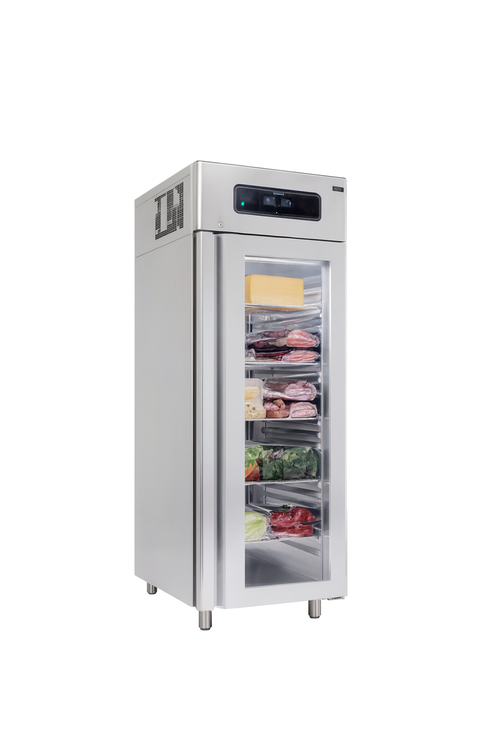 Frenox 72x85x213 cm. 700 lt. Cam Kapılı Panel Dik Tip Derin Dondurucu PA-VL7-G-R290