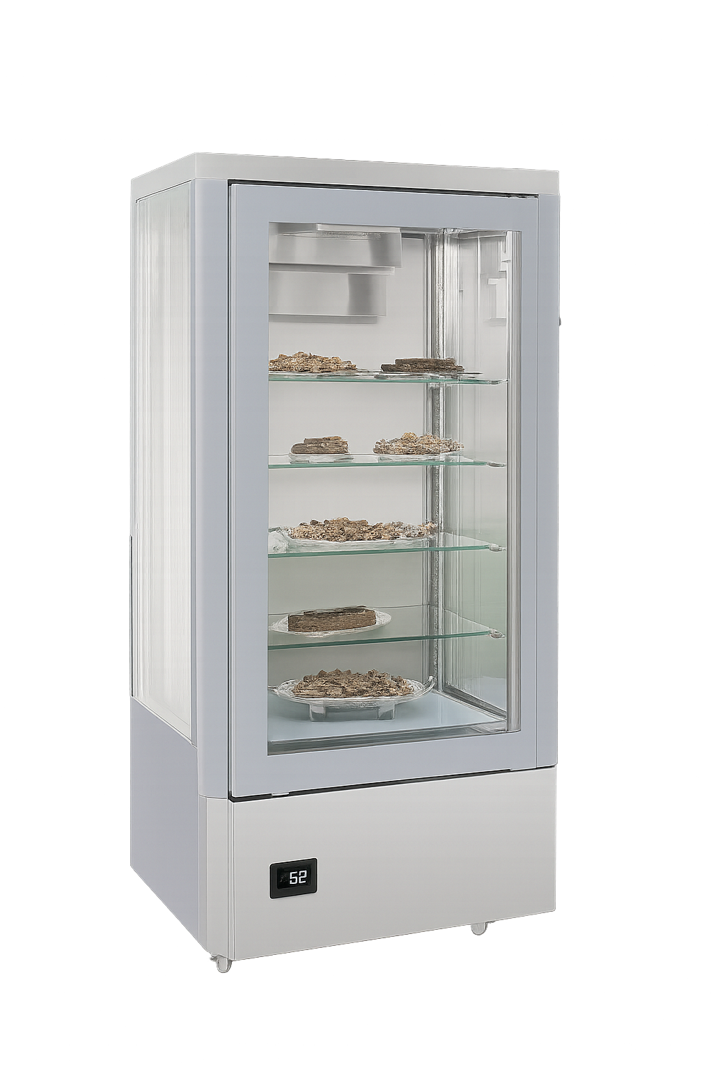 Frenox 80x66x187 cm. 400 lt.Dik Tip Vitrin Model Soğuk Teşhir Dolabı DN4-R290