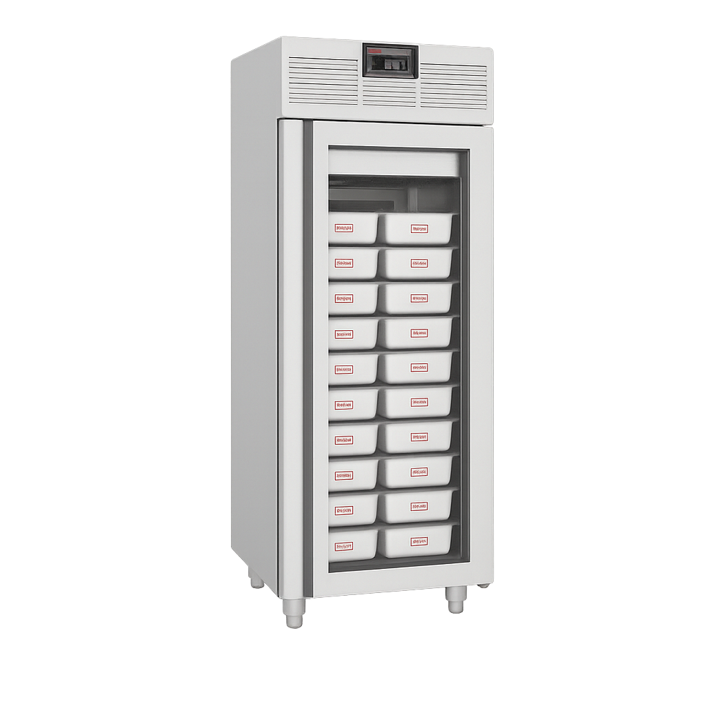 Frenox  82x92x208 cm. 785 lt. Cam Kapılı Dondurma Dolabı BL8-EV-ICE-G