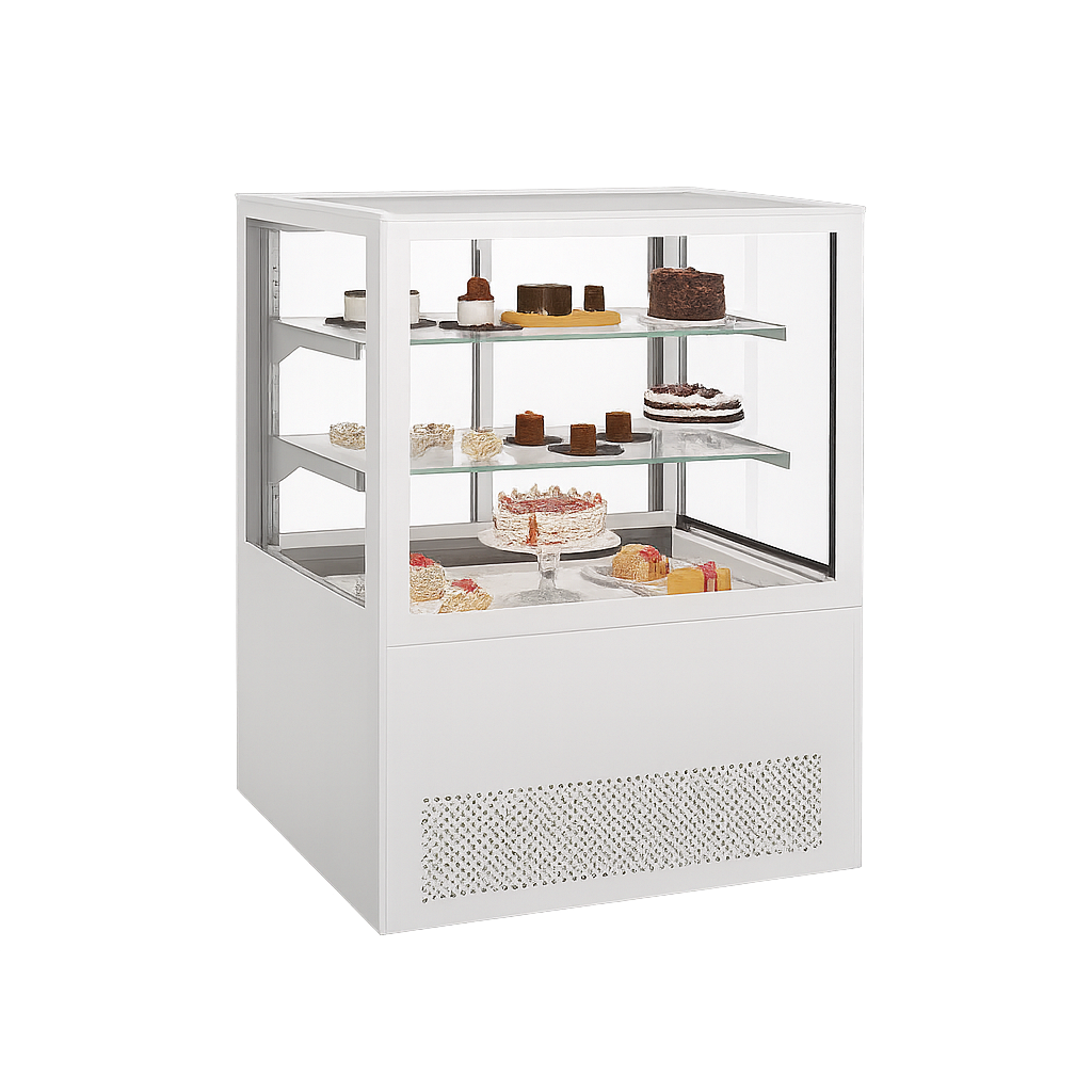 Frenox 90x78x140 cm. 300 lt. Paslanmaz Metal Gövde Soğuk Teşhir Dolabı VTN90-G-SS