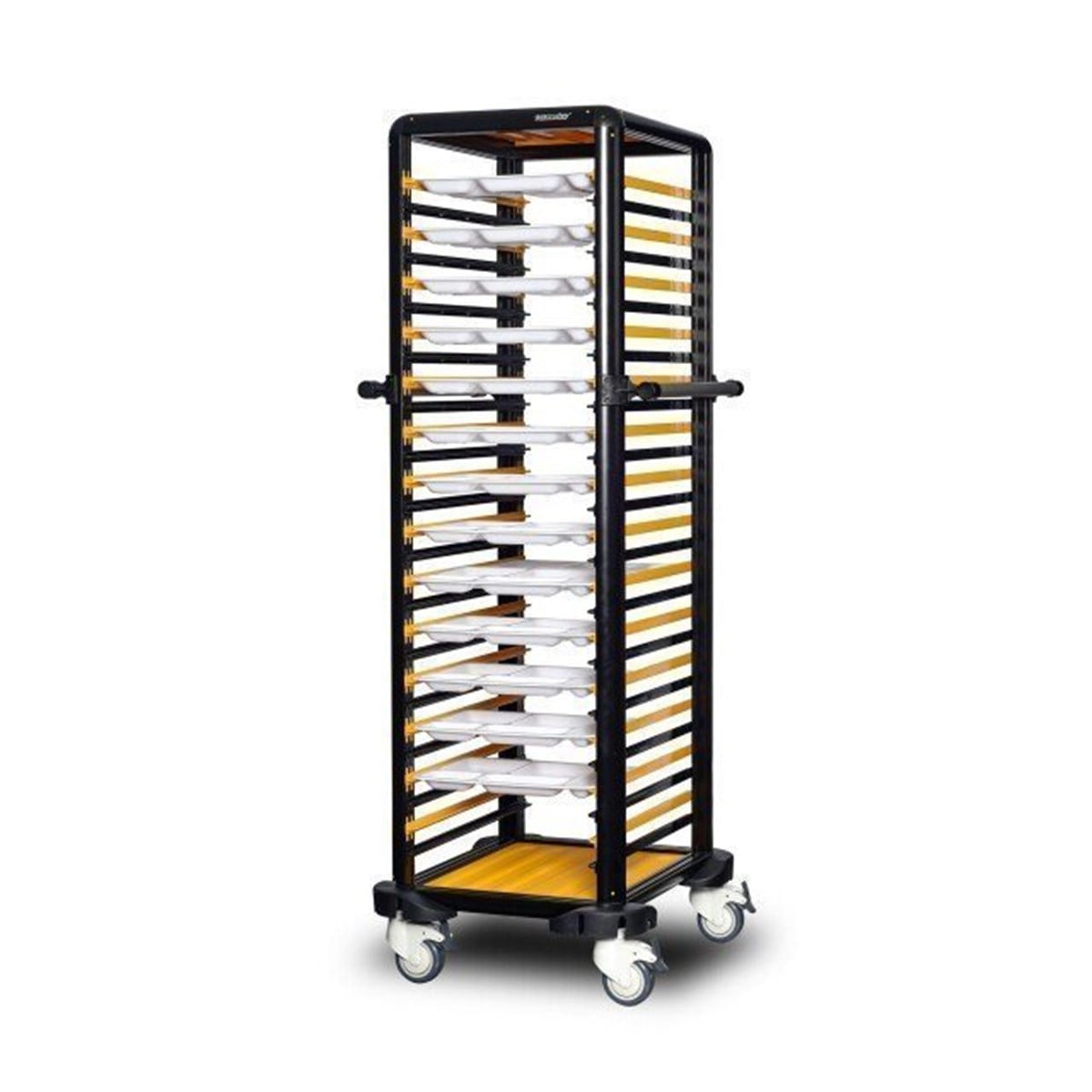 Gastrolley 150 Tekli Self Servis Arabası, Etrafı Açık, 58x71x174 cm