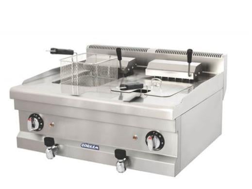 Görkem 12+12 Litre Set Üstü Doğalgazlı Fritöz