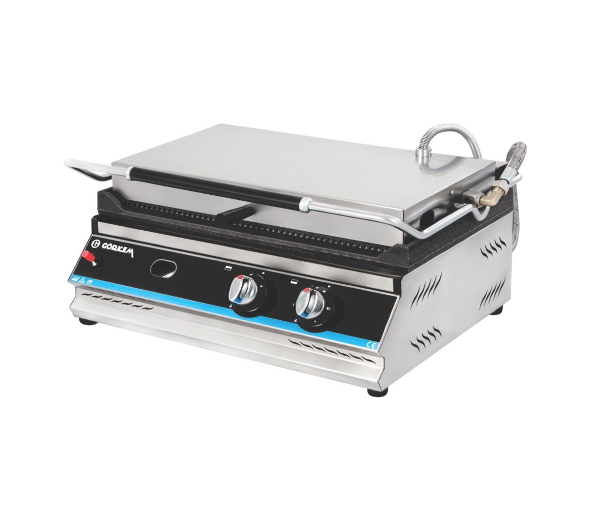 Görkem 20 Dilim Tost Makinesi Gazlı CE Belgeli, Alt Üst Yanışlı