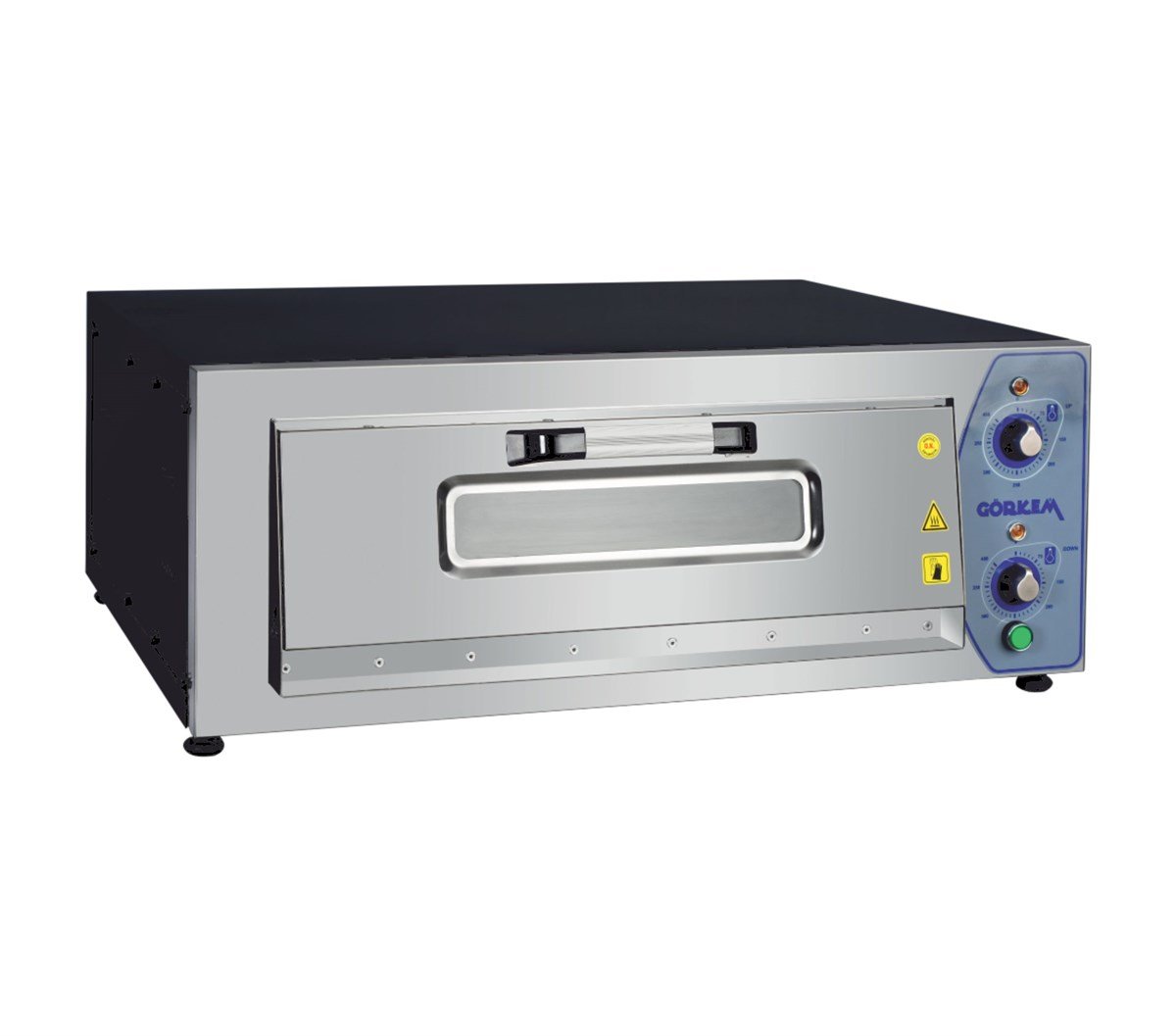 Görkem 62*62 Tek Katlı Pizza Fırını Elektrikli 30*4 Pizza 