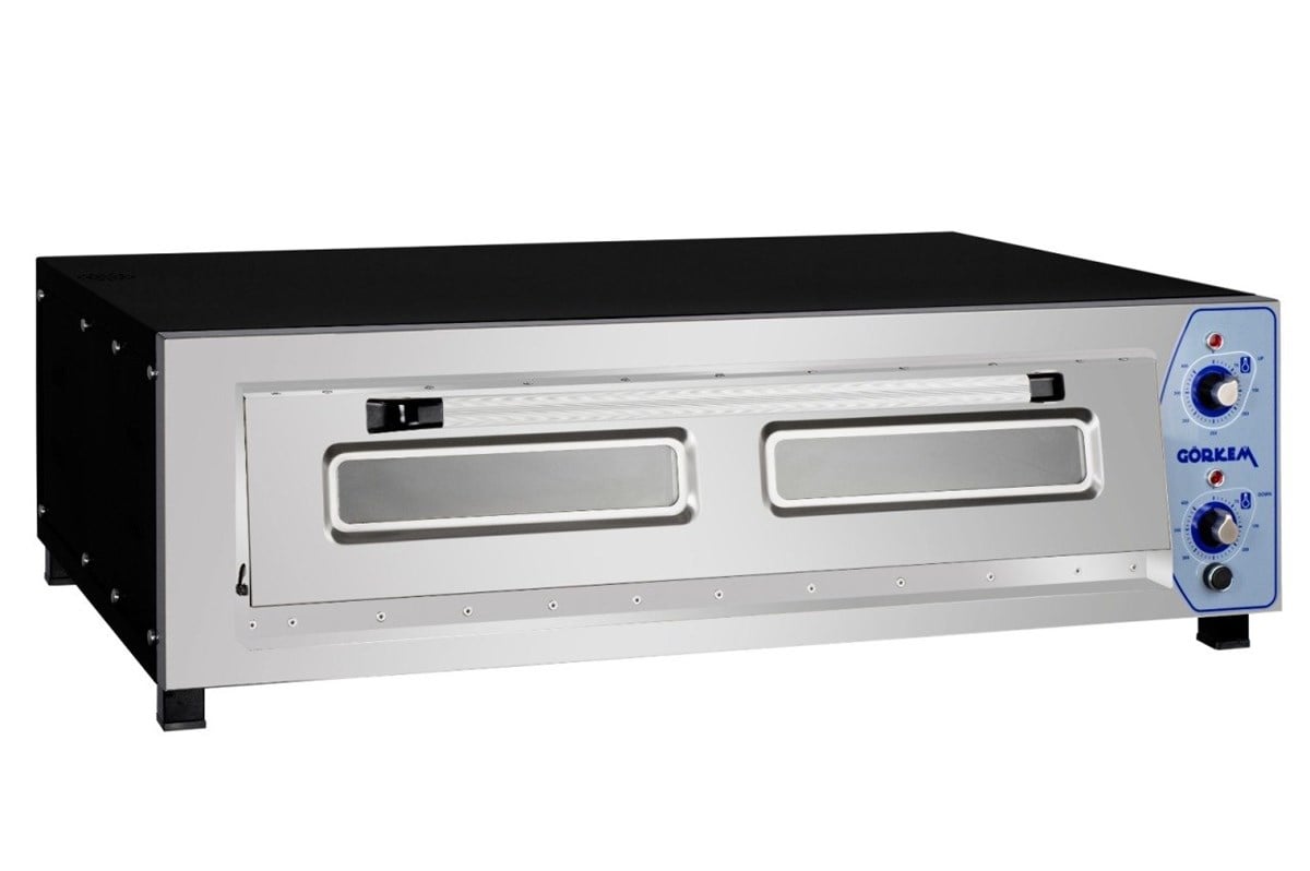 Görkem 92*62 Tek Katlı Pizza Fırını Elektrikli 30*6 Pizza 