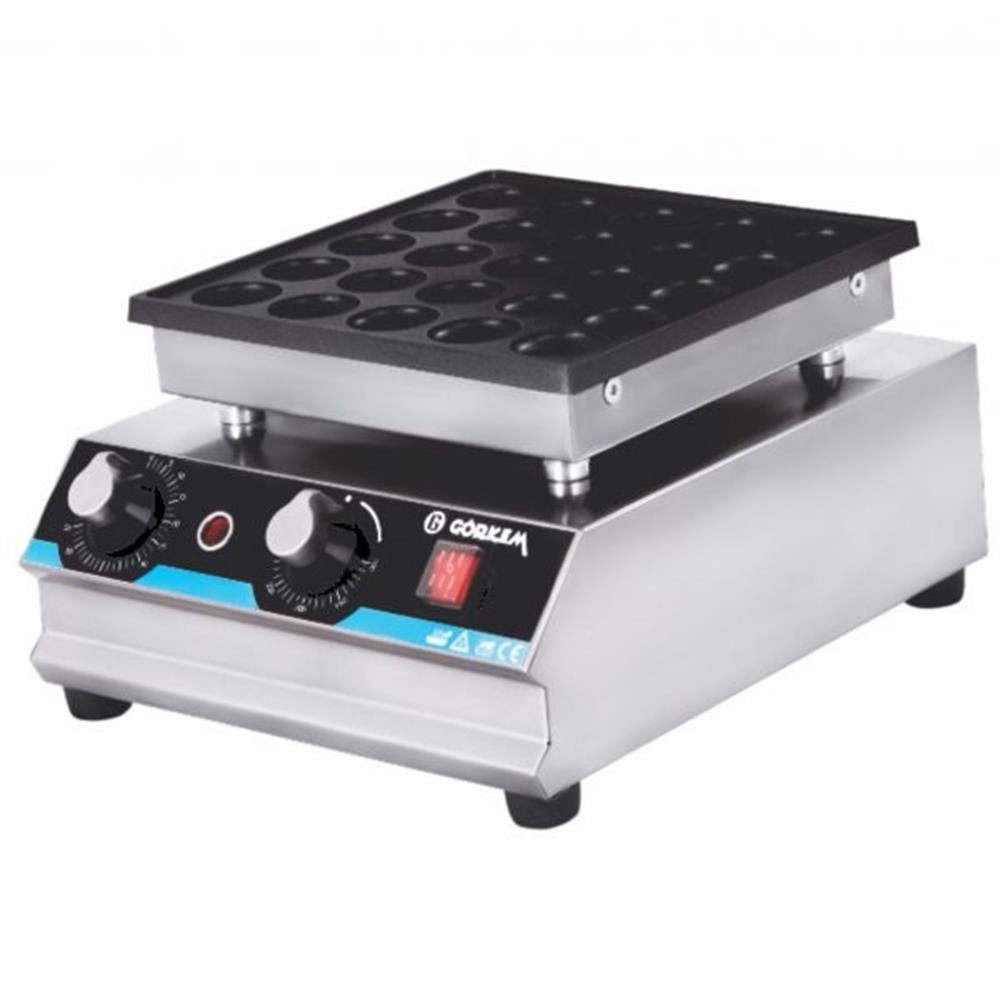 Görkem Çiftli Bubble Waffle Makinesi Kapaksız, Elektrikli