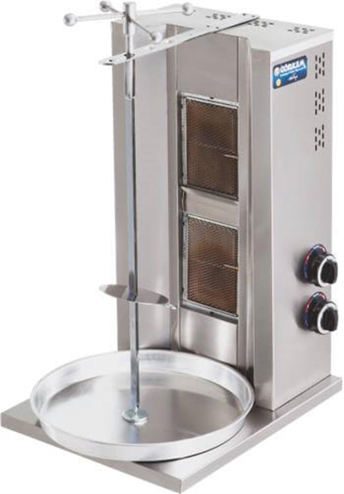 Görkem Döner Ocağı 2 Radyanlı Doğalgazlı/Tüplü 45x53x77 cm