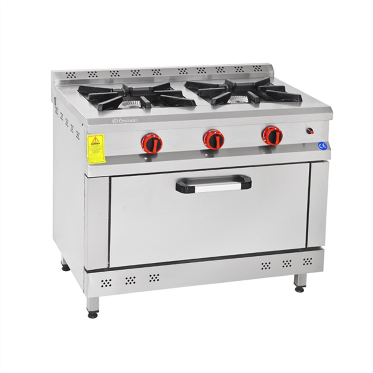 Himaksan 2 Li Kuzine 2 Ocak 1 Fırın 100*60*85 Gazlı Ce Belgeli