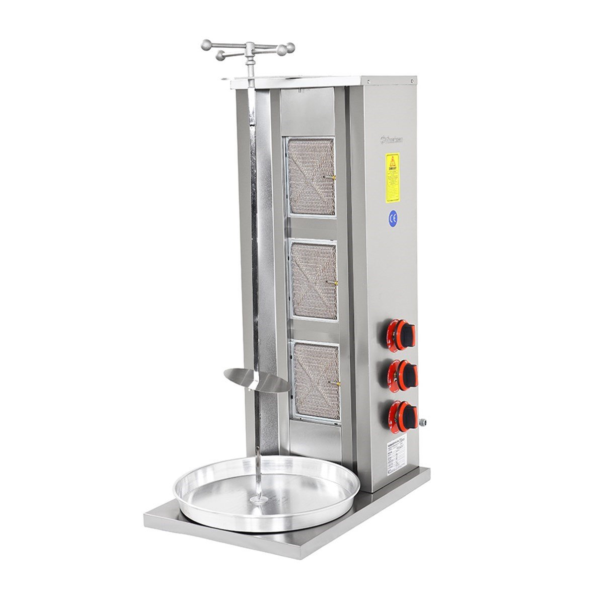 Himaksan 3 Radyanlı Döner Ocağı Manuel Gazlı Ce Belgeli