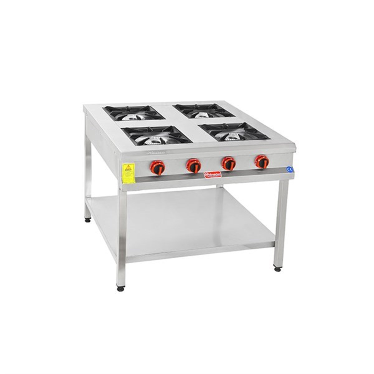 Himaksan 4 Lü Taban Raflı Ocak Gazlı Ce Belgeli 80*80*85