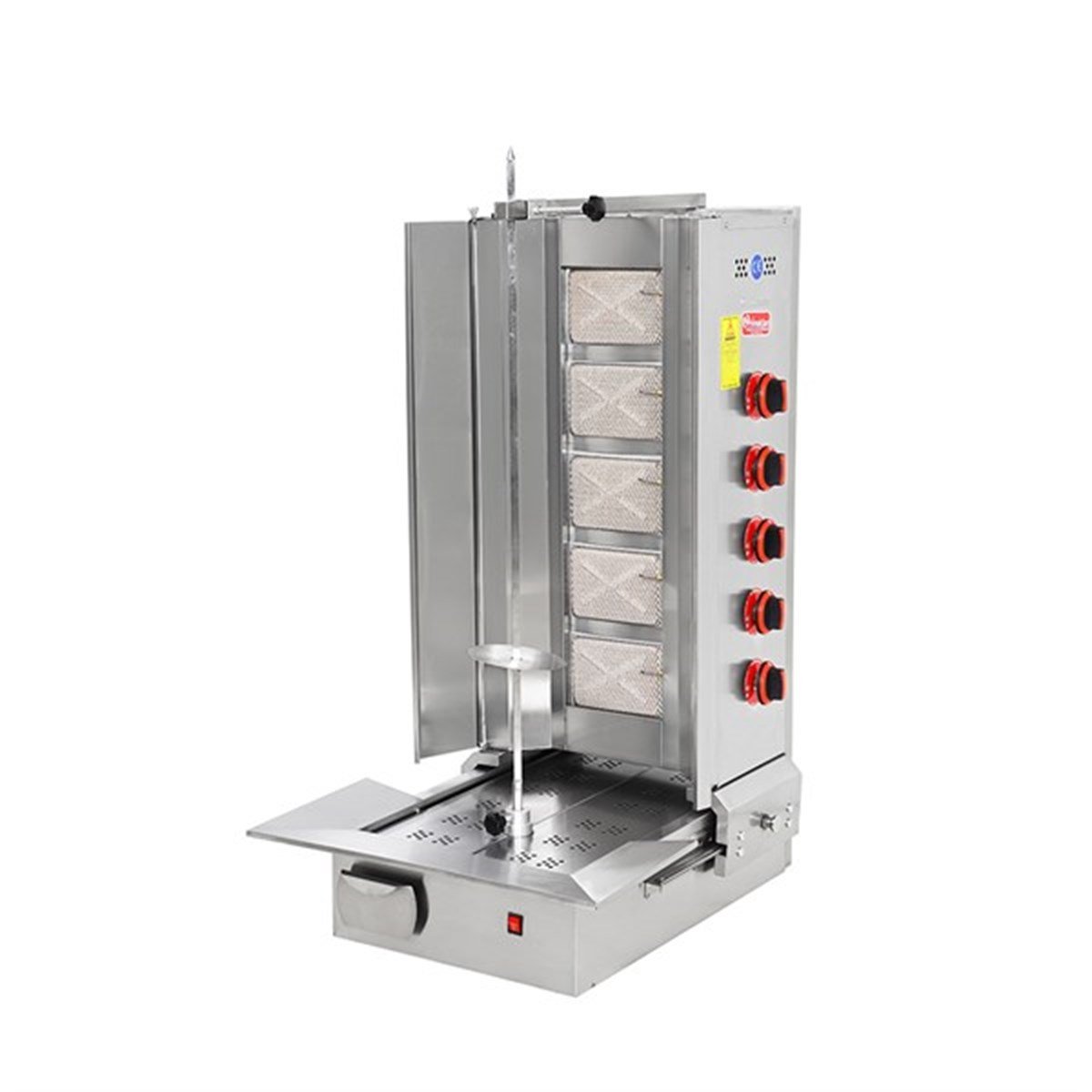 Himaksan 5 Radyanlı Alttan Motorlu Döner Ocağı Gazlı Ce Belgeli