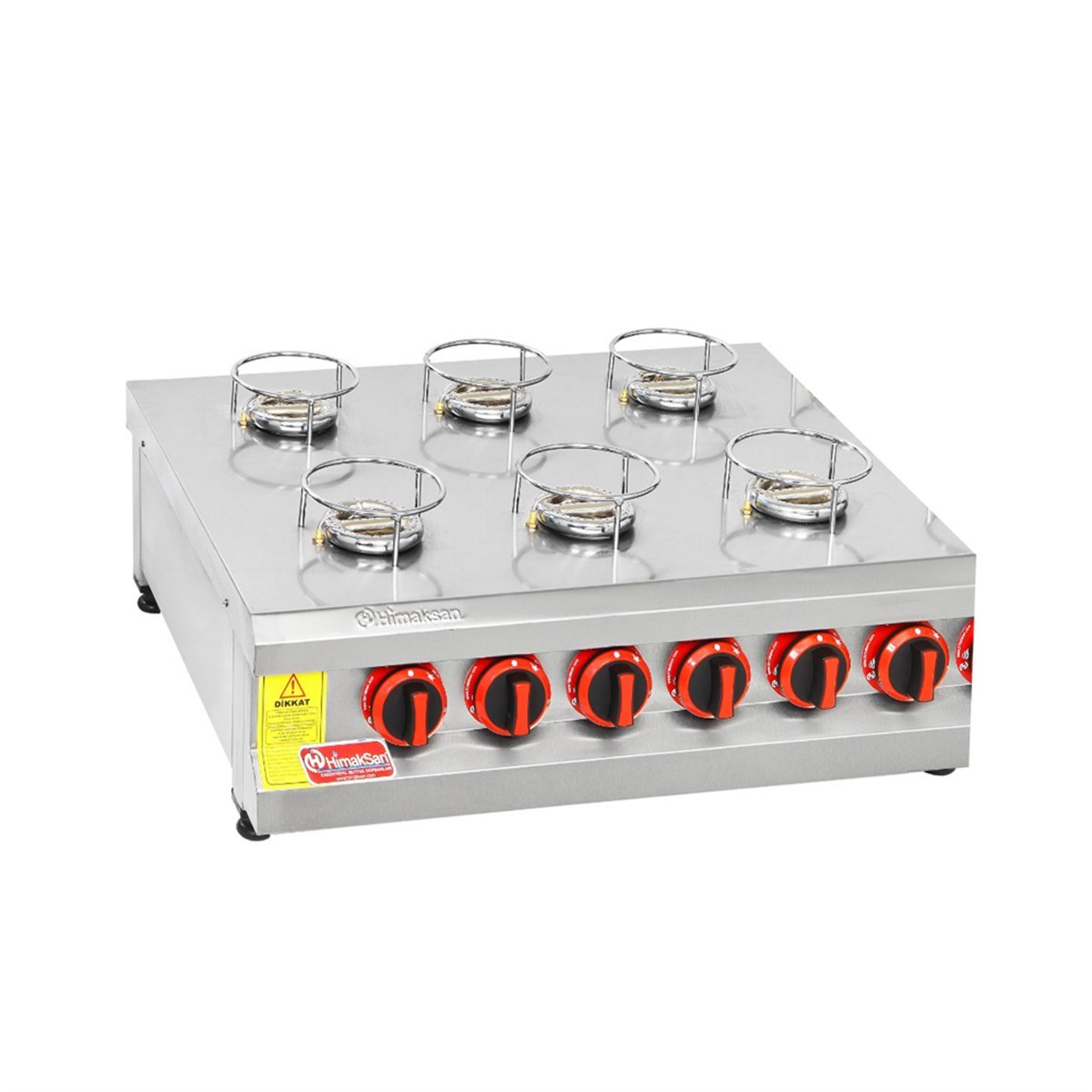 Himaksan 6 Lı Künefe Pişirme Ocağı Set Üstü Gazlı Ce Belgeli
