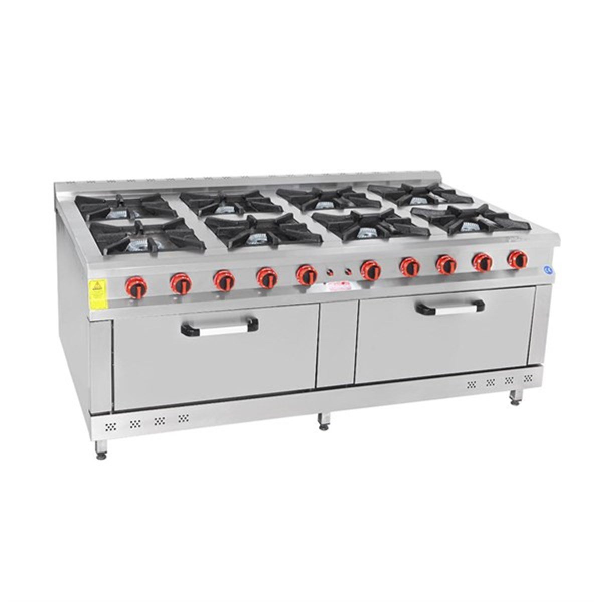 Himaksan 8 Li Kuzine 8 Ocak 2 Fırın 200*100*85 Gazlı Ce Belgeli