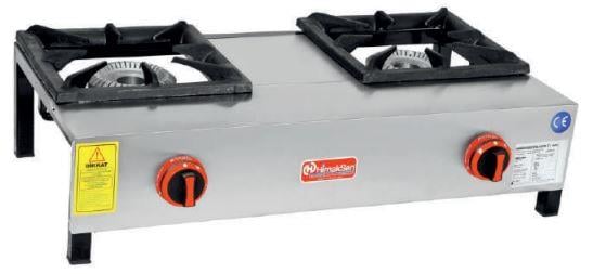 Himaksan Tekli Lokanta Ocağı Kısa Ayak Gazlı 86*47*25 cm