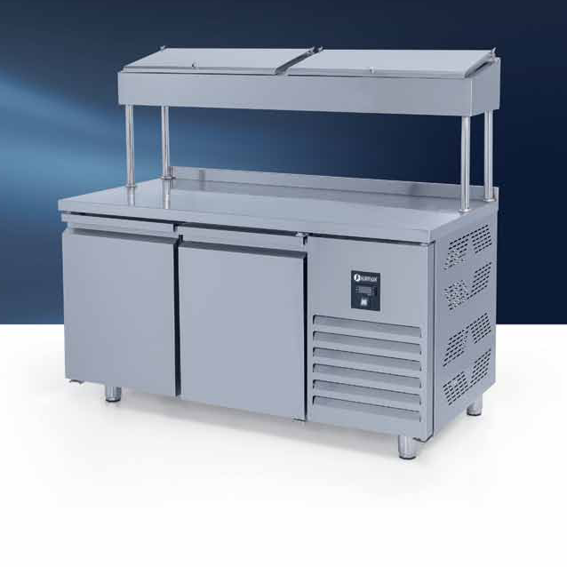 İceinox PTH-H 330 CR Make Up Buzdolabı İki Kapılı, Yüksek