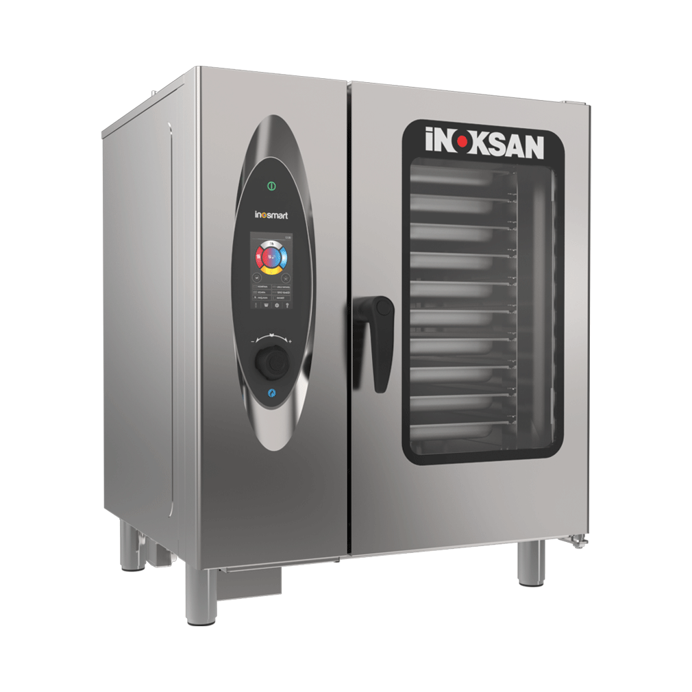 İnoksan FBG10T Gazlı Dokunmatik Kombi Fırın GN 1/1-10 Tepsi