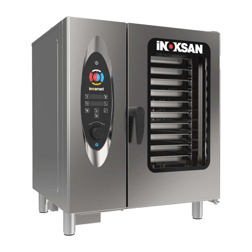 İnoksan Gazlı Kombi Fırın GN 1/1-10 Tepsi