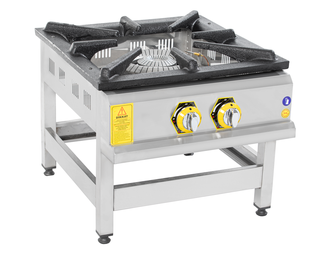 İnoxmaster Çift Yanışlı Yer Ocağı, Doğalgazlı / LPG, 60x70x50 cm