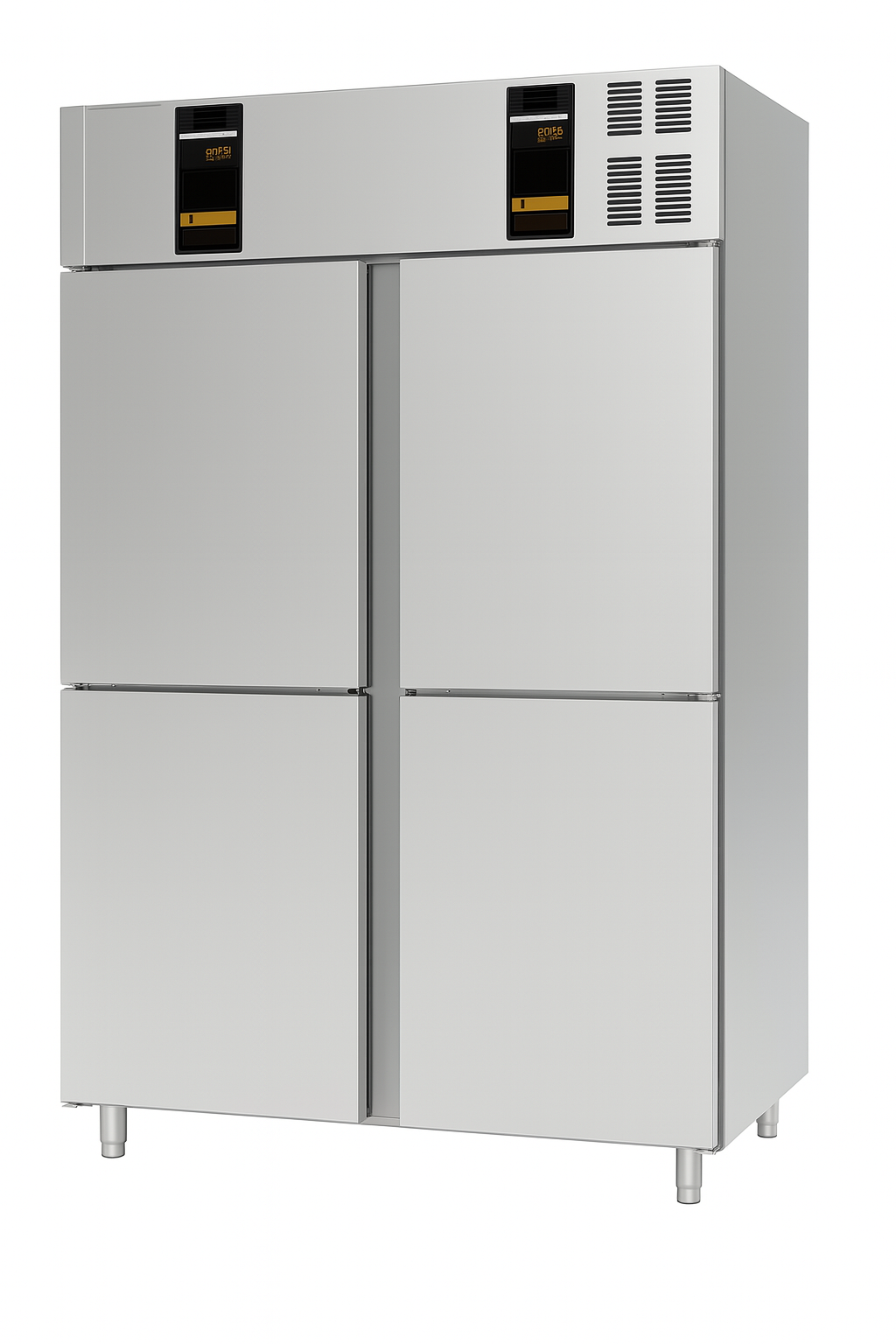 Ndustrio Dik Tip Monoblock Gastronorm Mix Buzdolabı - 4 Yarım  Kapılı, Üstten Motorlu PNX- CPGN 204-UC-MIX MONOBLOCK