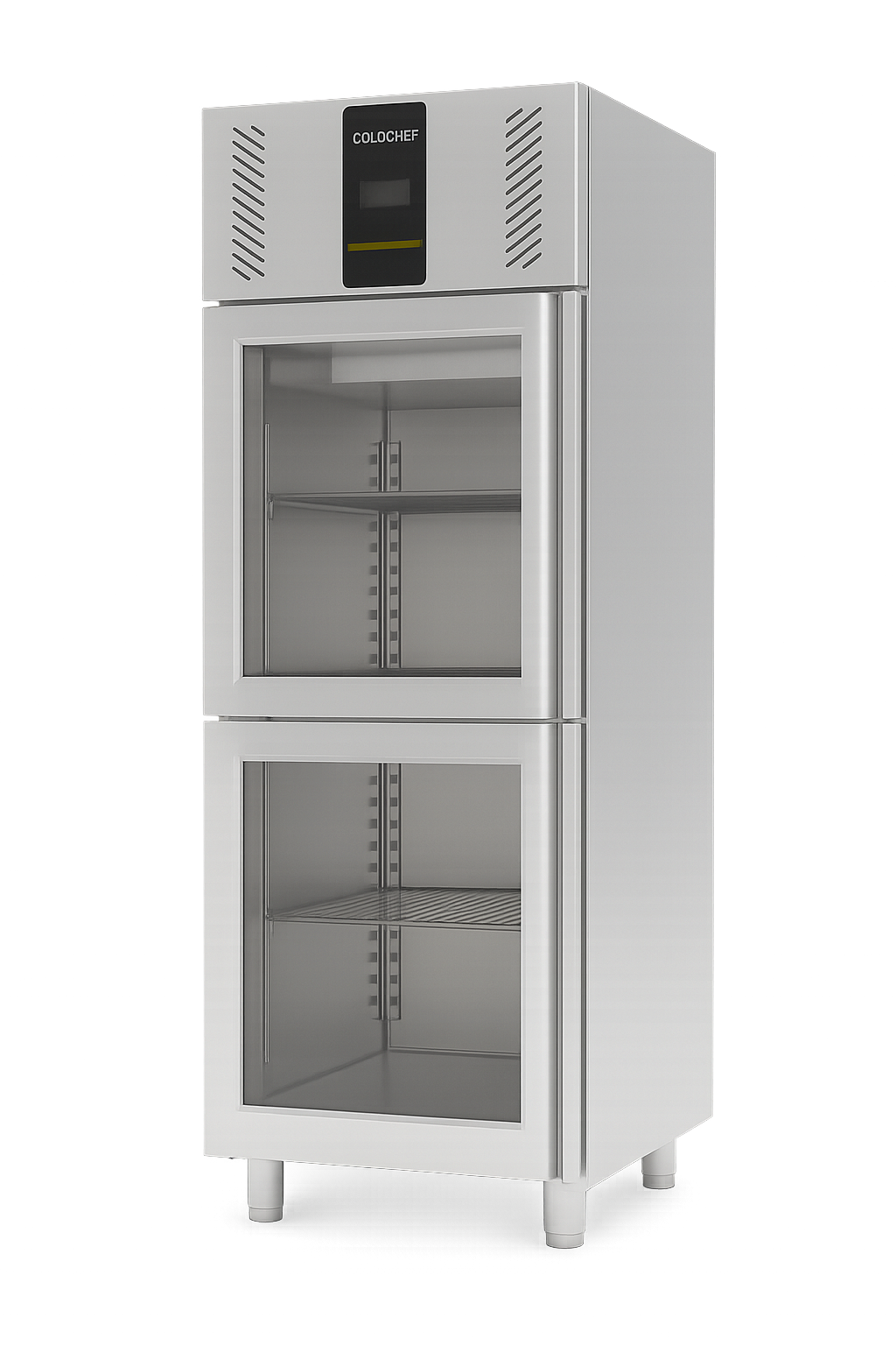 Ndustrio Dik Tip Snack,İki Yarım Cam Kapılı Üstten Motorlu Buzdolabı PNX- CPS-102-UC-GD