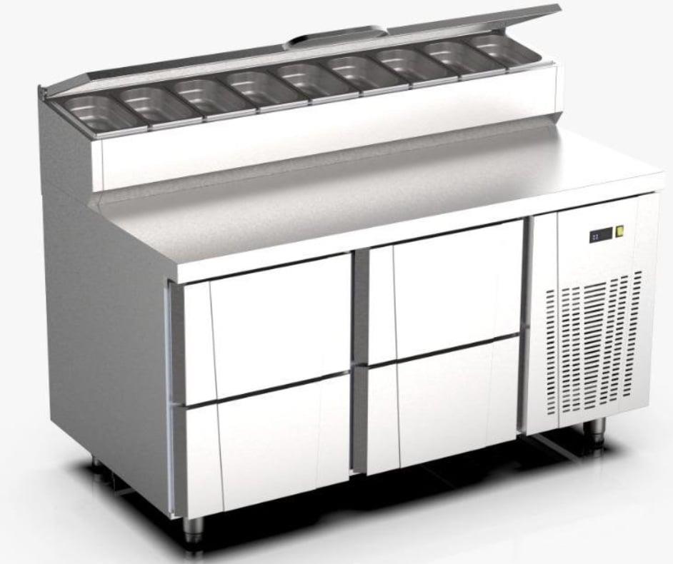 Ndustrio Tezgah Tipi Make-up 4 Çekmeceli MUR-72-4D