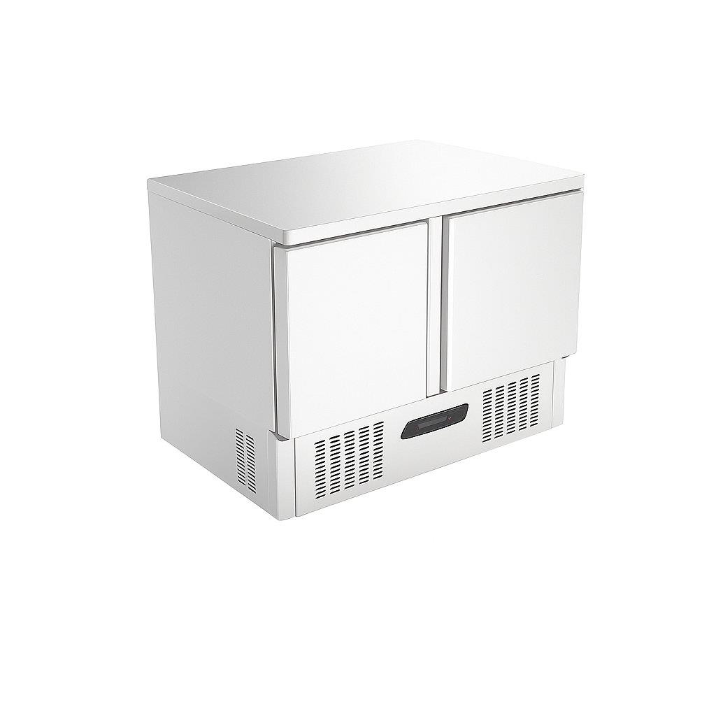 Ndustrio Tezgah Tipi,2 Kapılı Gastronorm Kapaklı Saladbar  SLD-7105-SS TOP