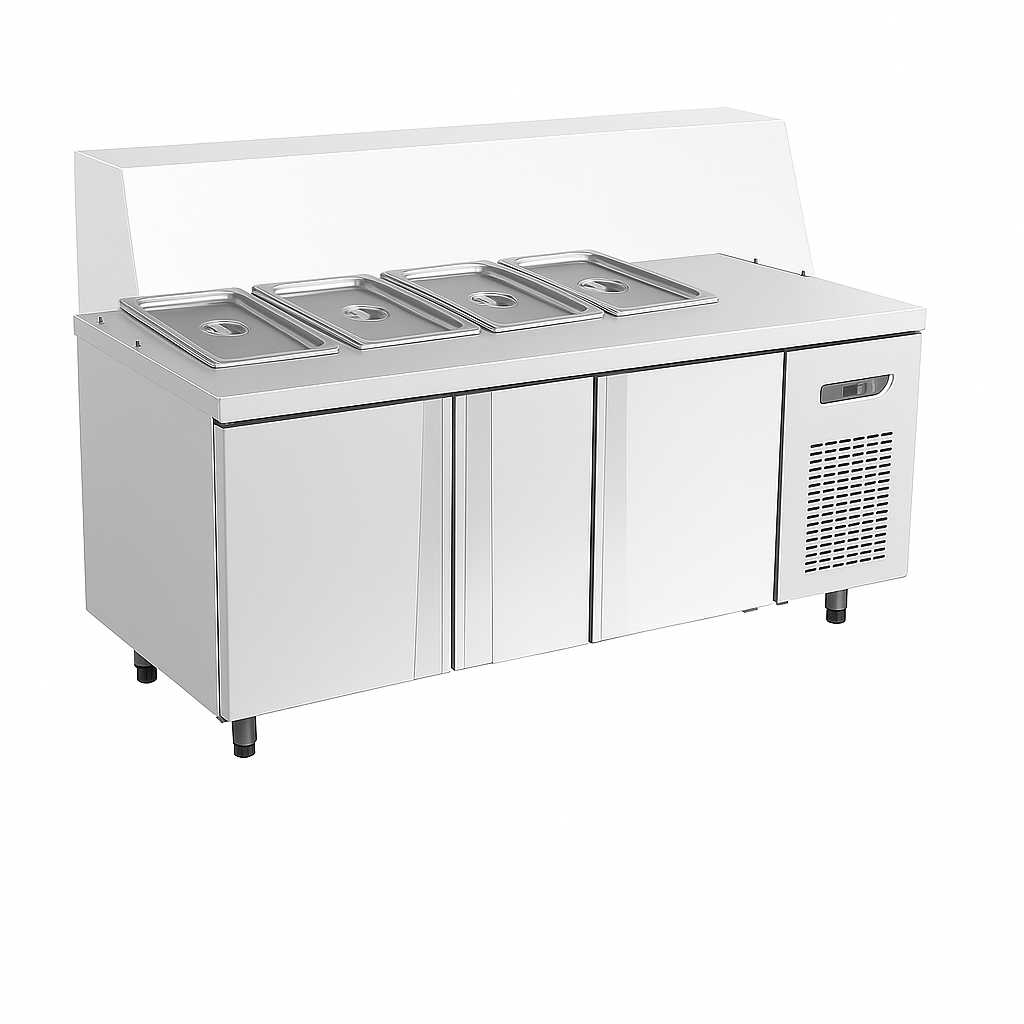 Ndustrio Tezgah Tipi,3 Kapılı Gastronorm Saladbar  TPG -73 SALAD BAR