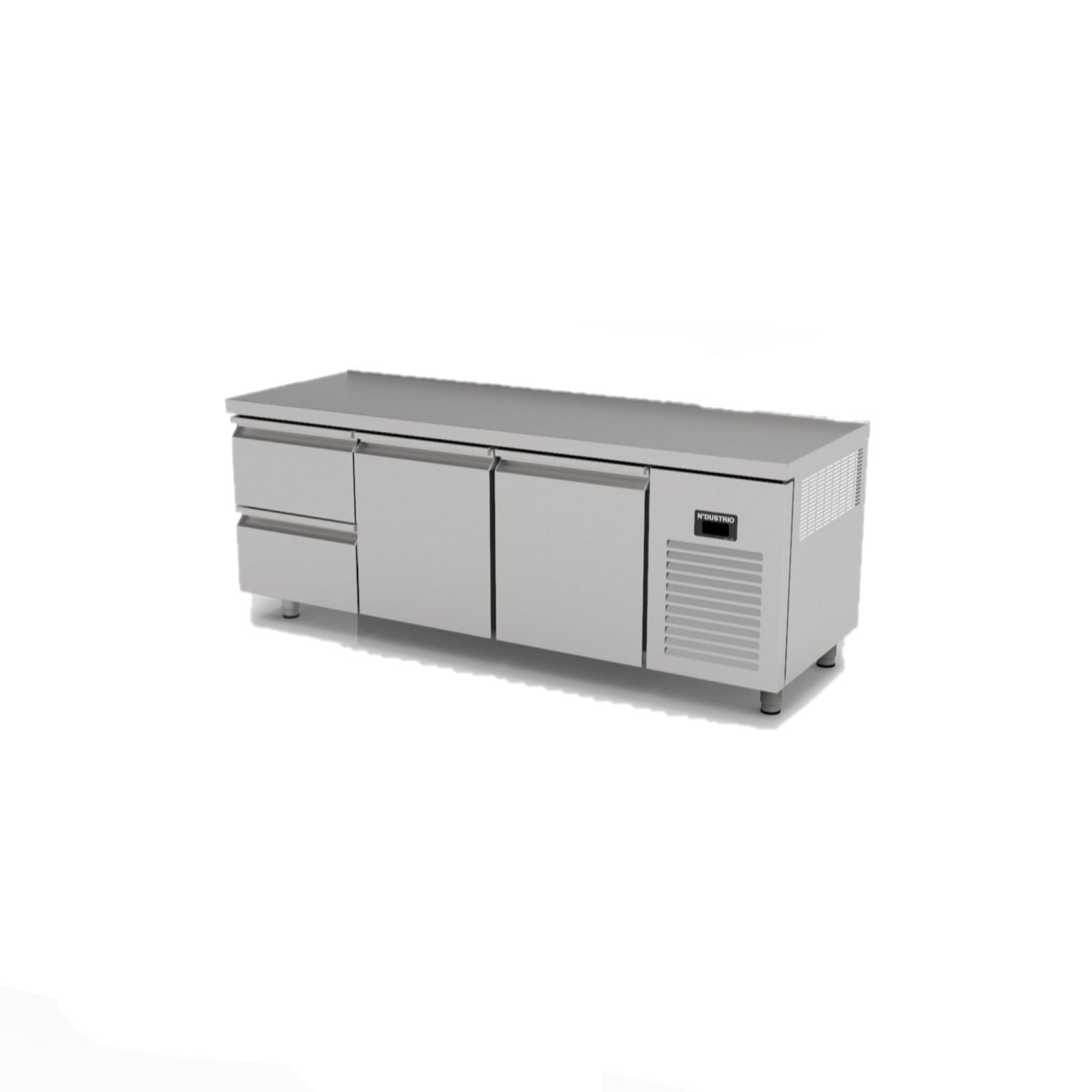 Ndustrio TPG-73-2D Tezgah Tip Gastronorm Buzdolabı, 2 Çekmeceli, 2 Kapılı